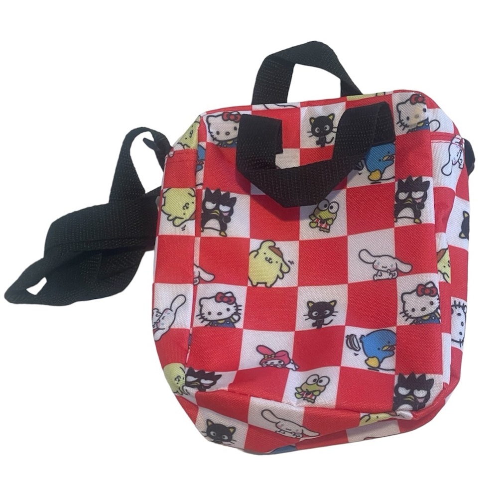 hello kitty and friends checkboard crossbody bag